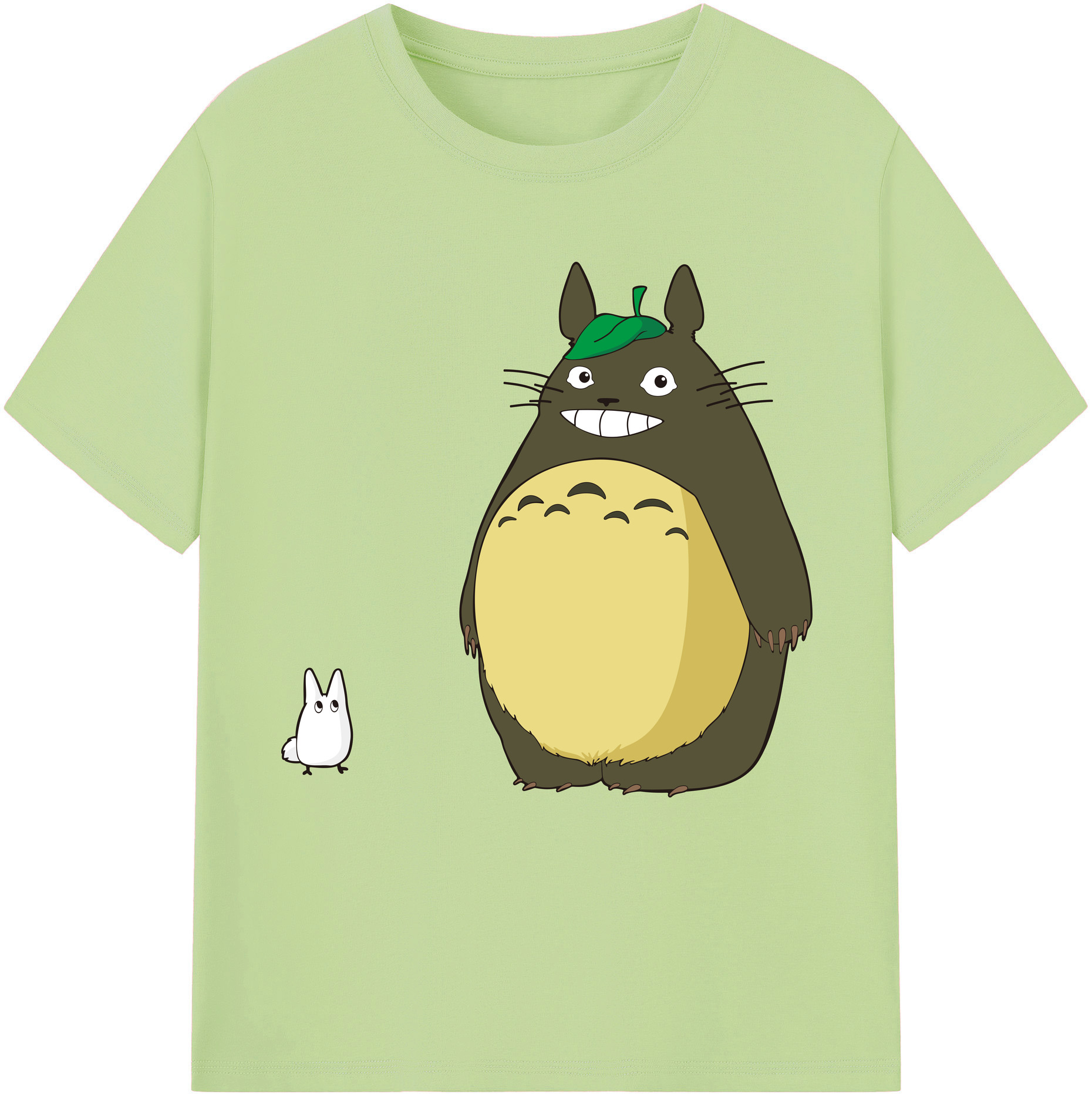 （画像用） となりのトトロ 草壁メイ 草壁サツキ My Neighbor Totoro Satsuki Kusakabe Mei Kusakabe 綿100％半袖Tシャツ（フロントプリント）